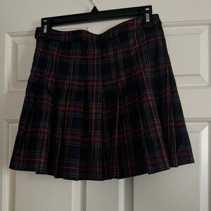Forever 21 plaid mini dark academia skirt S